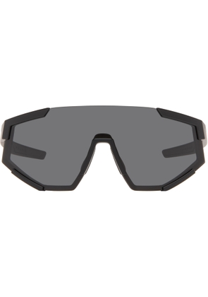 Prada Eyewear Black 'Prada' Linea Rossa Impavid Sunglasses