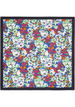 Marni Multicolor Floral Poplin Scarf