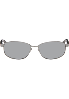Prada Eyewear Gunmetal & Black PS B53S Sunglasses