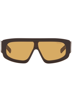 Prada Eyewear Brown PR D10S Sunglasses