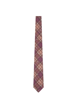 Vivienne Westwood Purple 7cm 'Louth Tartan' Tie