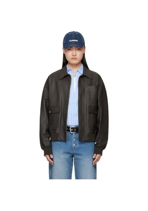 CARRER Brown Coda Leather Jacket
