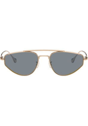 Jil Sander Gold Oliver Peoples 'Edition 5' Aviator Sunglasses