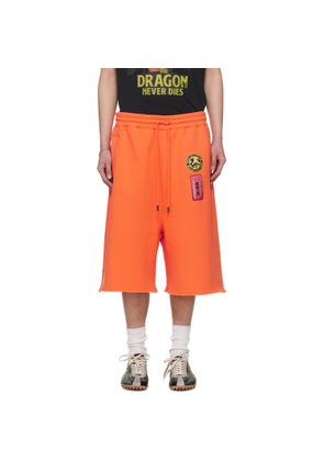 LU'U DAN BRUCE LEE x LỰU ĐẠN Orange Zoku Shorts