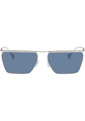 Jil Sander Silver Oliver Peoples Wireframe 'Edition 2' Sunglasses