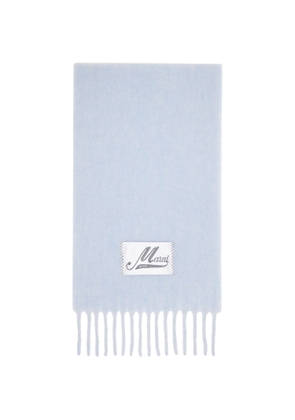 Marni Blue Alpaca Scarf