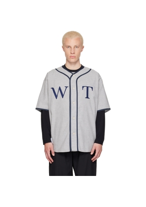 WTAPS Gray League S/S Cotton Twill Shirt