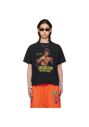 LU'U DAN BRUCE LEE x LỰU ĐẠN Black Athletic T-shirt