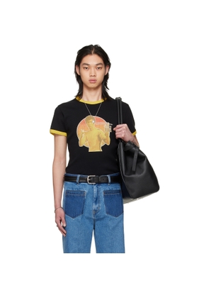 LU'U DAN BRUCE LEE x LỰU ĐẠN Black Ringer T-shirt