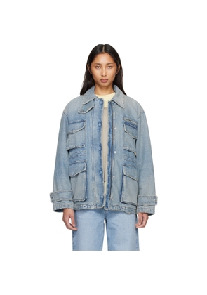 AGOLDE Blue Aubrey Denim Jacket