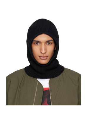 Givenchy Black Wool Balaclava