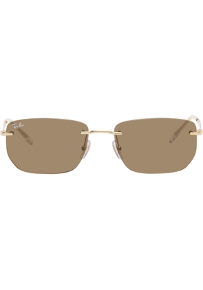 Ray-Ban Gold RB3768 Sunglasses