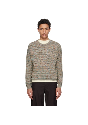 Paul Smith Multicolor 'Signature Stripe' Knitted Cotton Sweater
