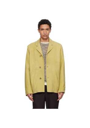Paul Smith Tan Nubuck Leather Jacket