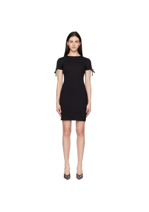 Burberry Black Ribbed Minidress