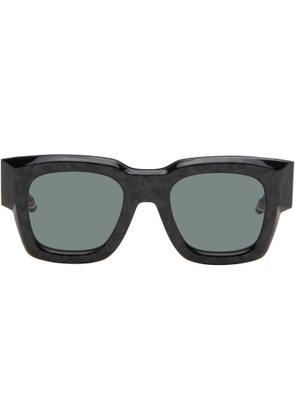 Thom Browne Black Rectangular Sunglasses
