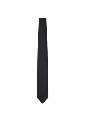Givenchy Black Silk Jacquard Detail Tie
