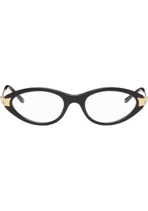 Cartier Black 'Panthère de Cartier' Optical Frame Glasses