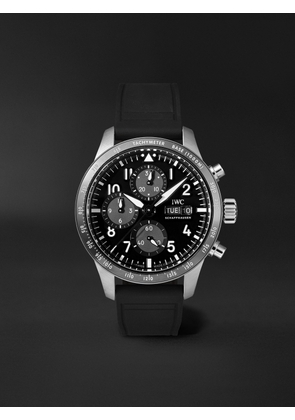 IWC Schaffhausen - Pilot's Watch Automatic Chronograph AMG 42.5mm Titanium and Rubber Watch, Ref. No. IW388305 - Men - Black