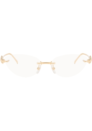 Cartier Gold 'Clash de Cartier' Cat Eye Glasses