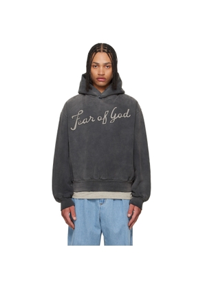 Fear of God Black '26' Classic Half Raglan Hoodie