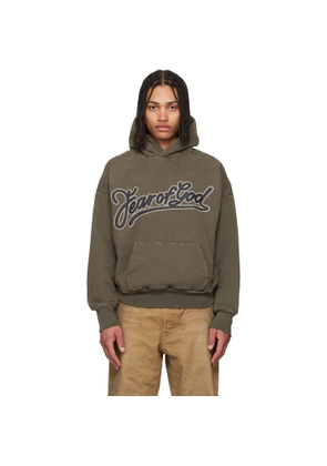 Fear of God Brown 'Fear Of God' Classic Pocket Hoodie
