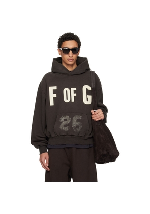 Fear of God Brown 'F Of G' Classic Half Raglan Hoodie