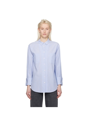 ANINE BING Blue Catherine Shirt