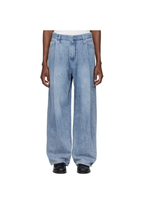 WOOYOUNGMI Blue Lightweight Denim Jeans