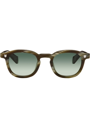 Maison Kitsuné Khaki A. Society Edition Camille Sunglasses