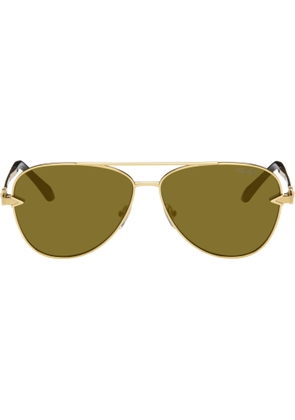 Versace Gold Avanti Pilot Sunglasses