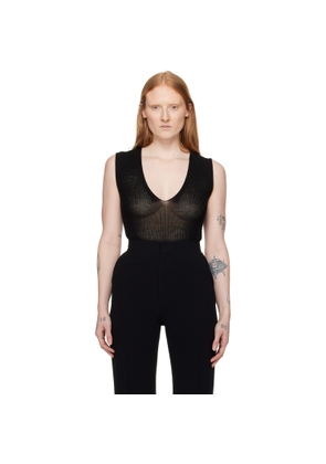 Wolford Black Aurora Bodysuit