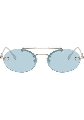 Versace Silver Medusa Sunglasses