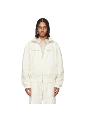 WOOYOUNGMI Off-White Zip Detail Windbreaker Jacket