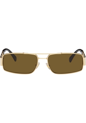Versace Gold Greca Sunglasses