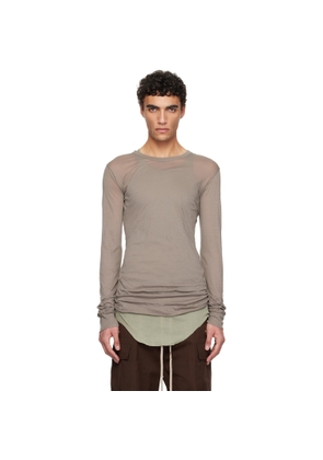 Rick Owens Gray Hollywood Basic LS T-shirt
