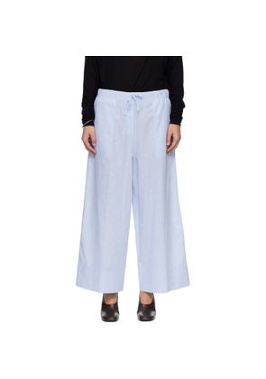 TOTEME Blue Wide Summer Trousers