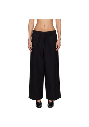TOTEME Black Wide Summer Trousers