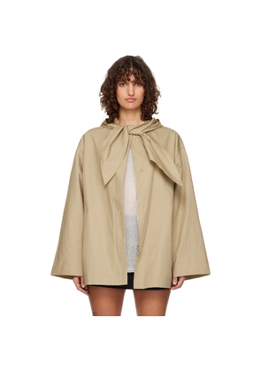 TOTEME Beige Technical Scarf Jacket