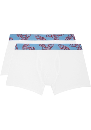 Vivienne Westwood Two-Pack White Cotton Boxer Briefs