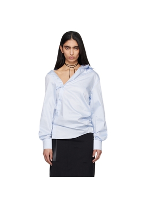 HODAKOVA Blue Asymmetric Shirt
