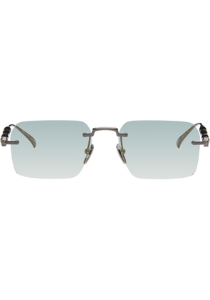 Gucci Black Frameless Rectangular Sunglasses