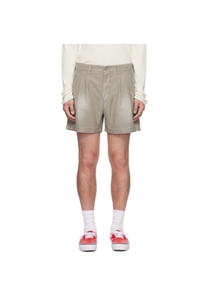 ERL Taupe Short Woven Shorts
