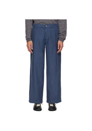ERL Navy Chino Woven Trousers