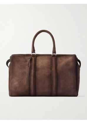 Officine Creative - Quentin 009 Suede Weekend Bag - Men - Brown