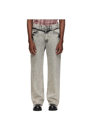 MMIC Gray Off Jeans