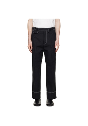 Lanvin Black Workwear Trousers
