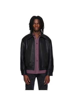 MMIC Black Rodeo Faux-Leather Jacket