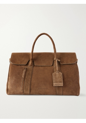 Officine Creative - Bostonian 001 Suede Weekend Bag - Men - Brown