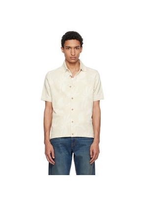 Paul Smith Beige Jacquard Shirt